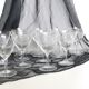 Set of 11 crystal walking glasses, 1940