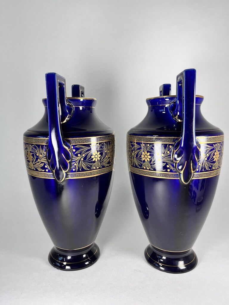 Vase Amphora Boch Frères Keramis 1890