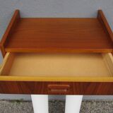 Scandinavian teak wall shelf