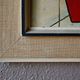 Oil painting on canvas Cubist Still Life 1950s Huberger
