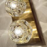 Pair of large vintage architectural wall lights