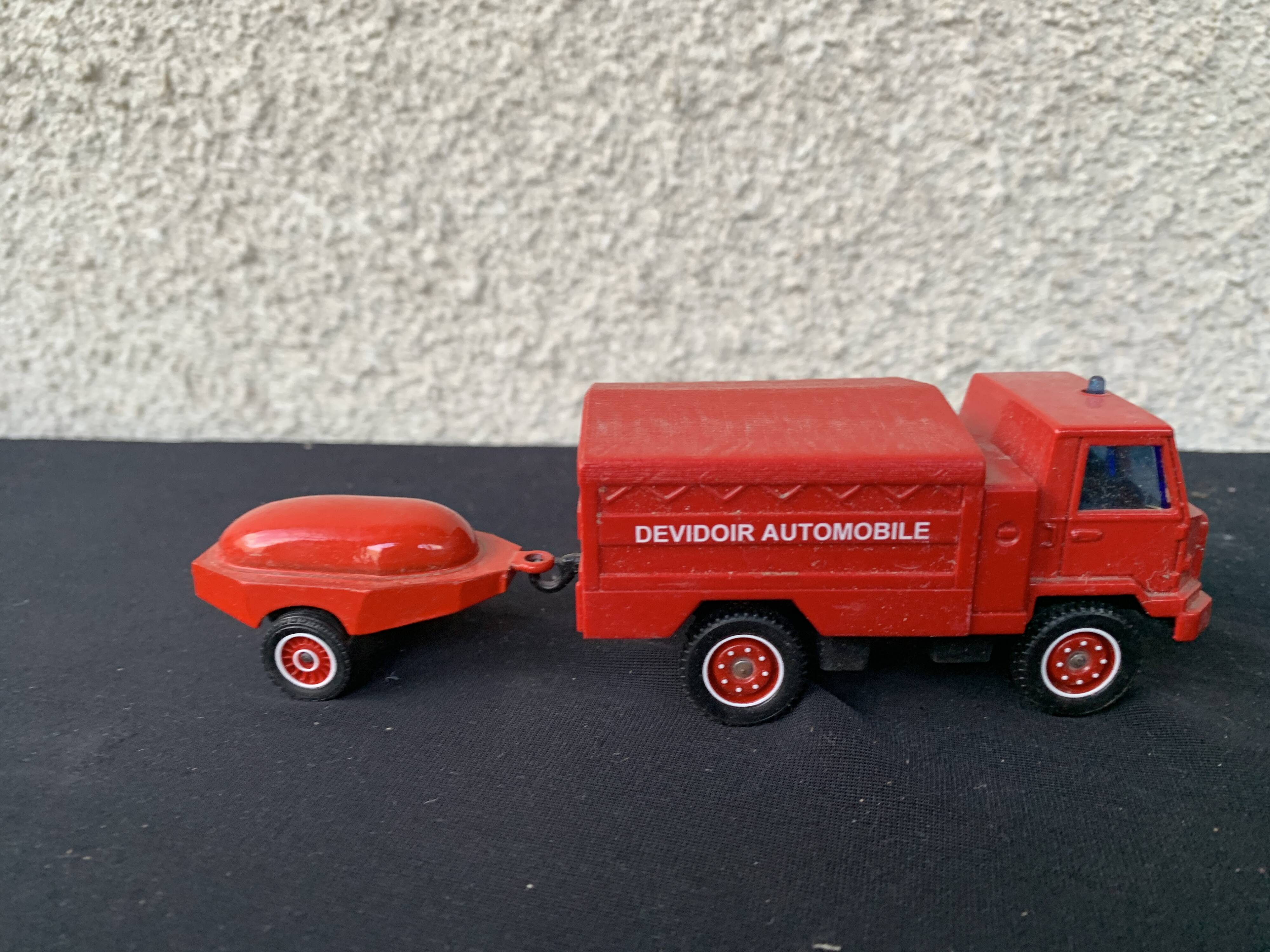 Camion Berliet Camiva 4x4 F-F Pompiers solido