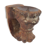 Candlestick recycled wall teak piece architecture India