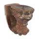 Candlestick recycled wall teak piece architecture India