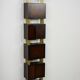 Wooden and brass screen