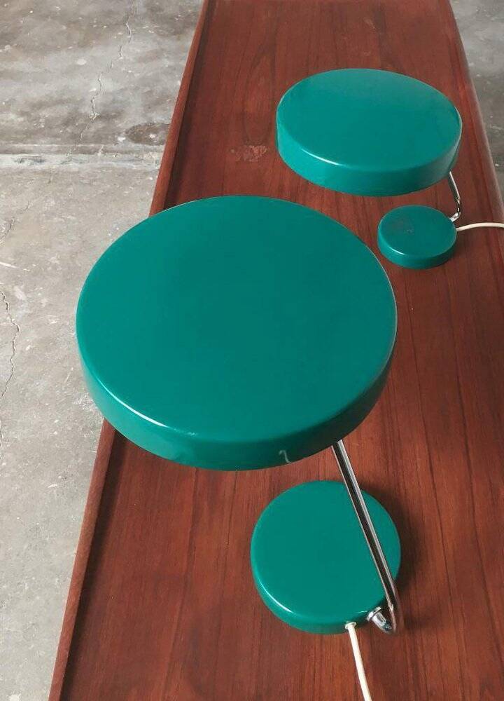 Mid-Century German Minimalist 6658 Table Lamps from Kaiser Idell / Kaiser Leuchten, 1960s, Set of 2