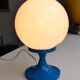 Delmas opaline ball lamp, 1970s