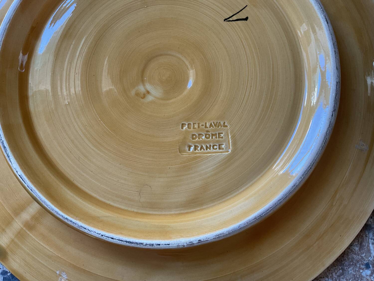 Céramique POET LAVAL ensemble 3 pièces