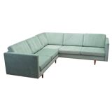Mint corner sofa, Danish design, 1990s, production: Denmark