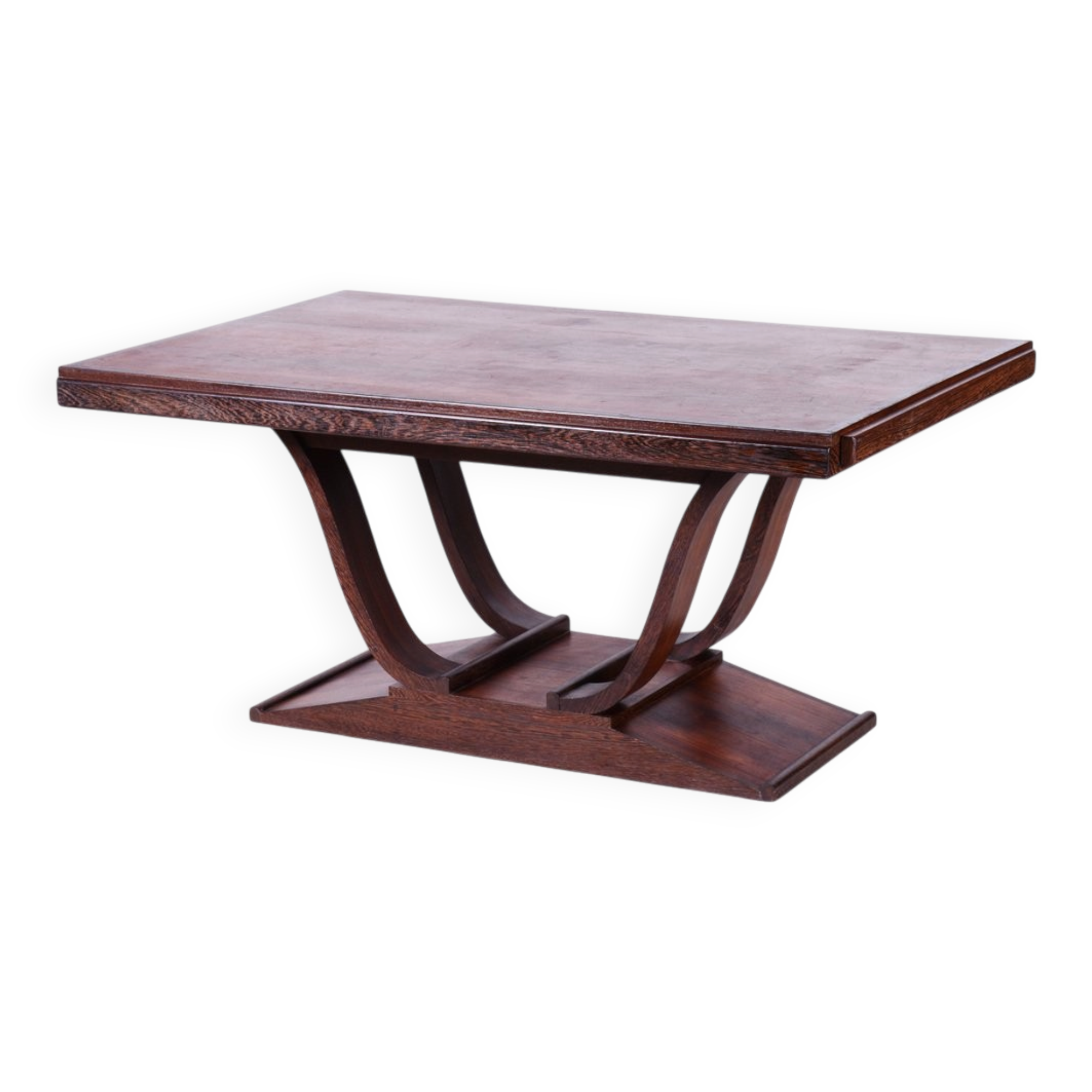 Art Deco Folding Table in Wengé, France, 1920s
