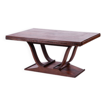 Table pliante Art Déco en Wengé, France, années 1920