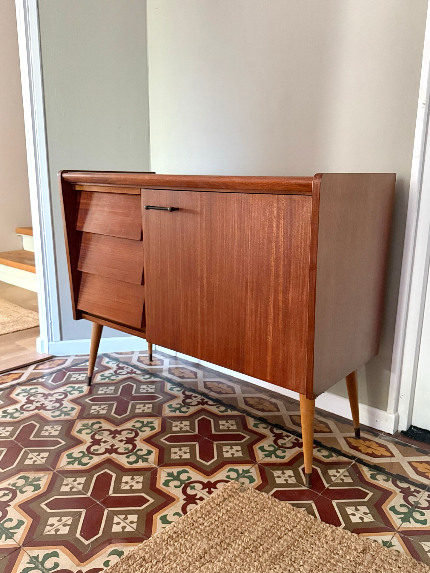 Scandinavian sideboard & functional Bernina machine