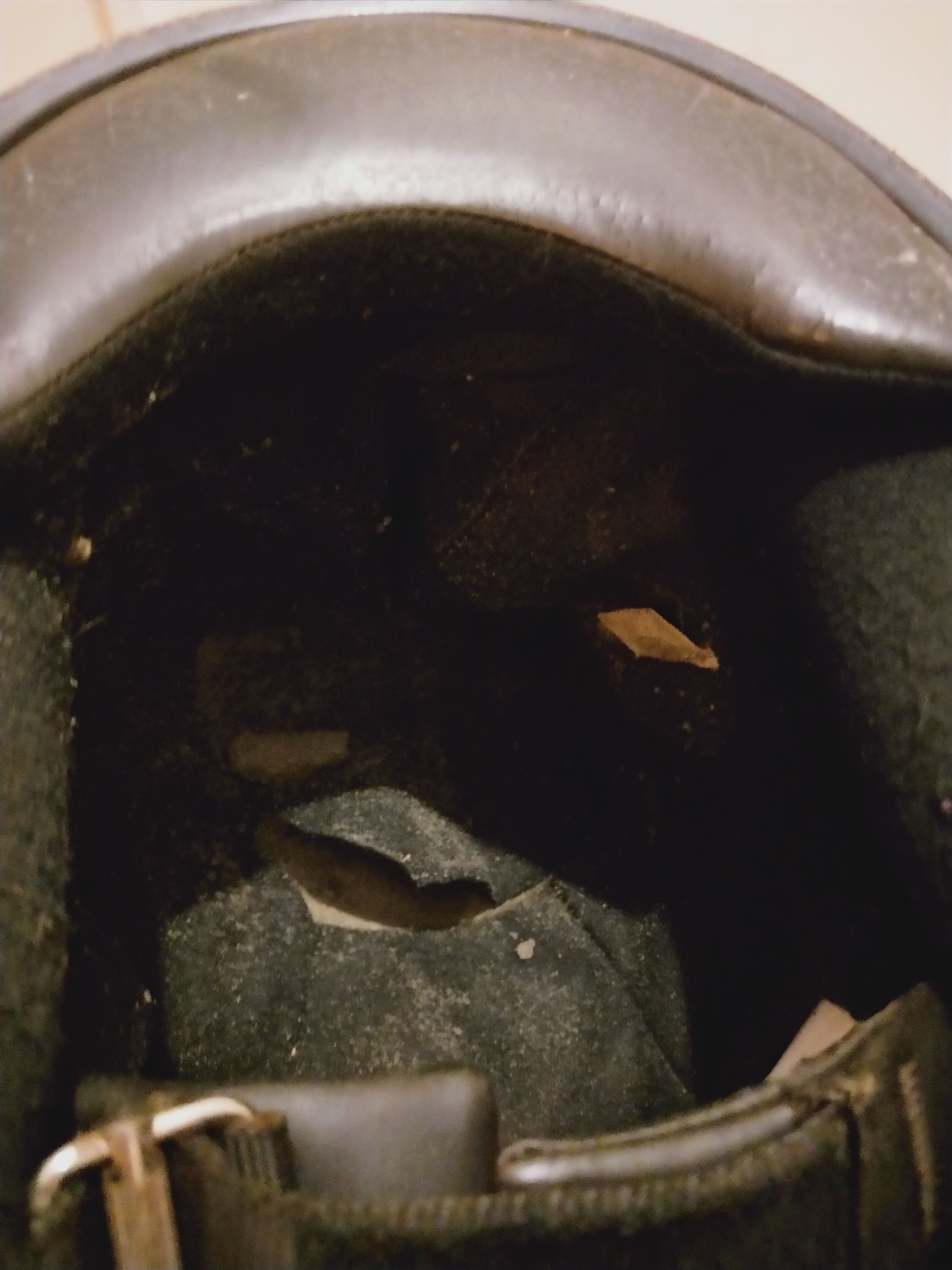 Vintage bell motorcycle helmet