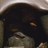 Vintage bell motorcycle helmet