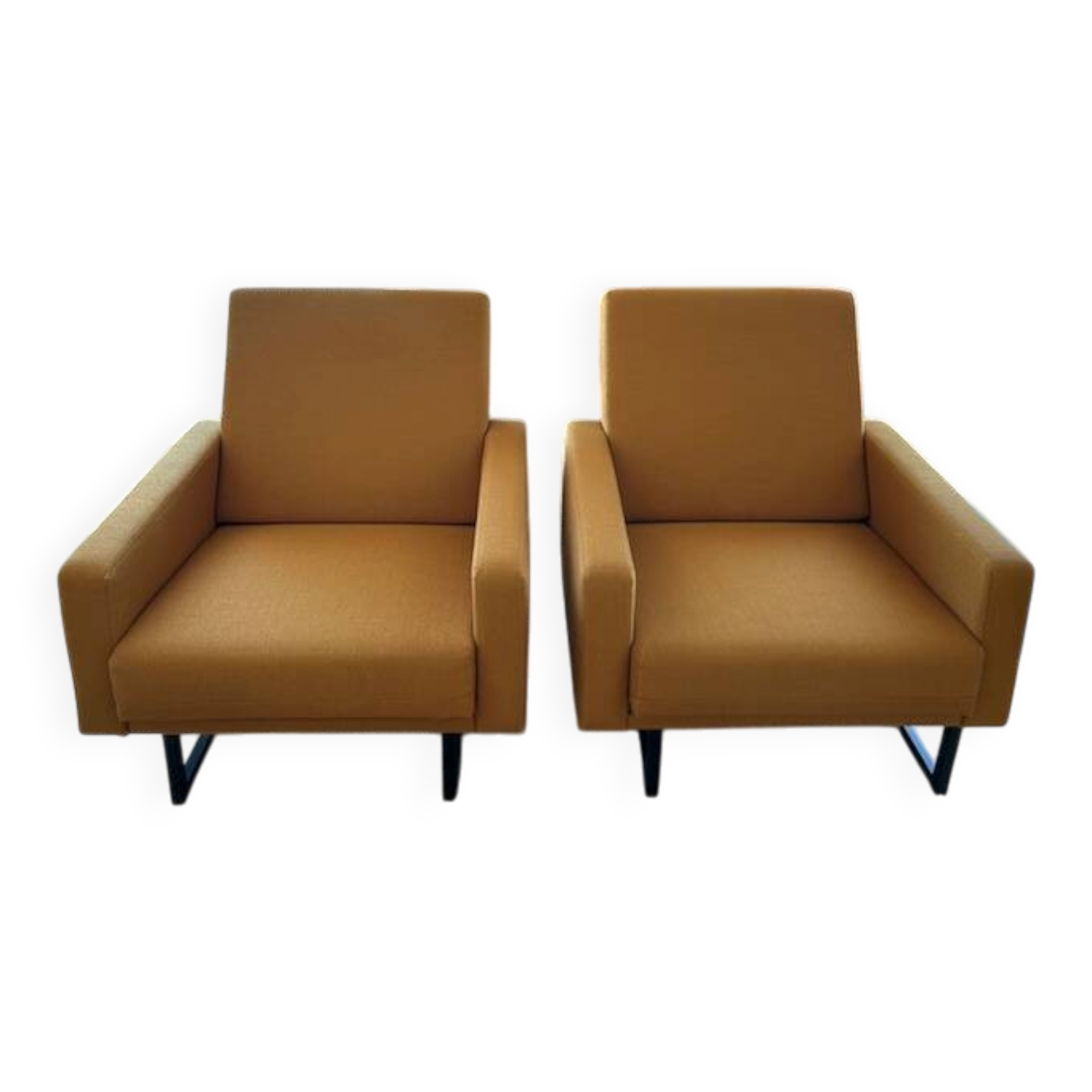 Pair of Rebé armchairs by Jean Caillette for Steiner