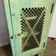 Cabinet with 1 door and 1 industrial metal drawer, 1950