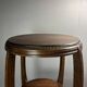 Dutch art deco Amsterdam school oak side table, 1930s