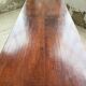 Table XXL noyer massif foncé 3m
