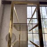 Brass shelf 1970 Belgo Chrom regency