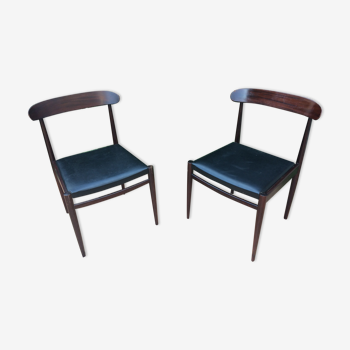 Paire de chaises scandinaves