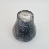 Grey and white ceramic vase