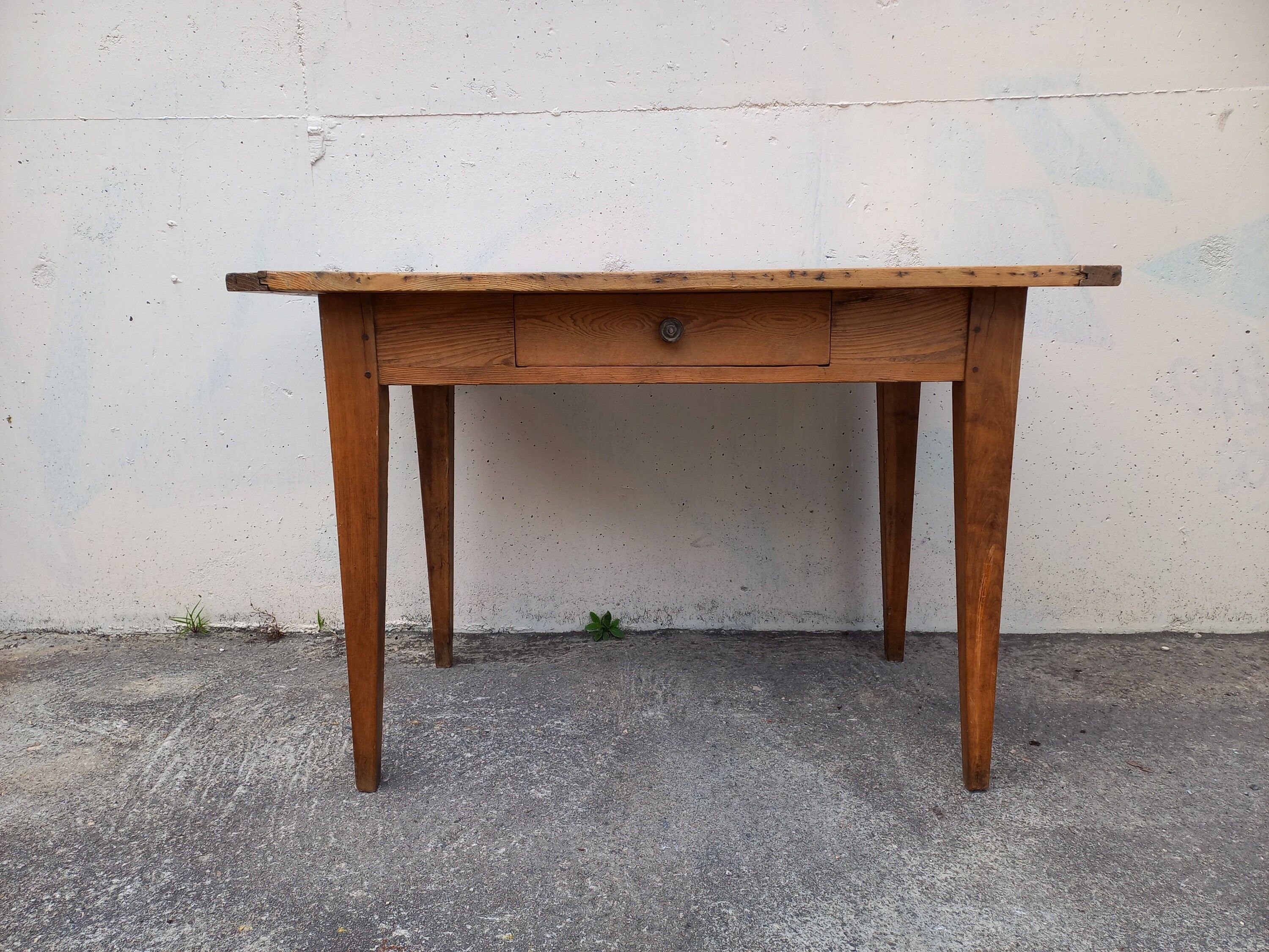 Table de ferme en sapin