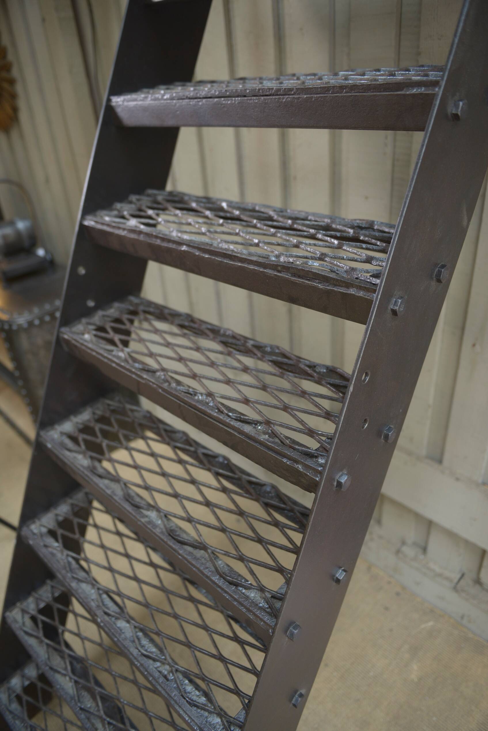 Escalier d'usine en acier 1940
