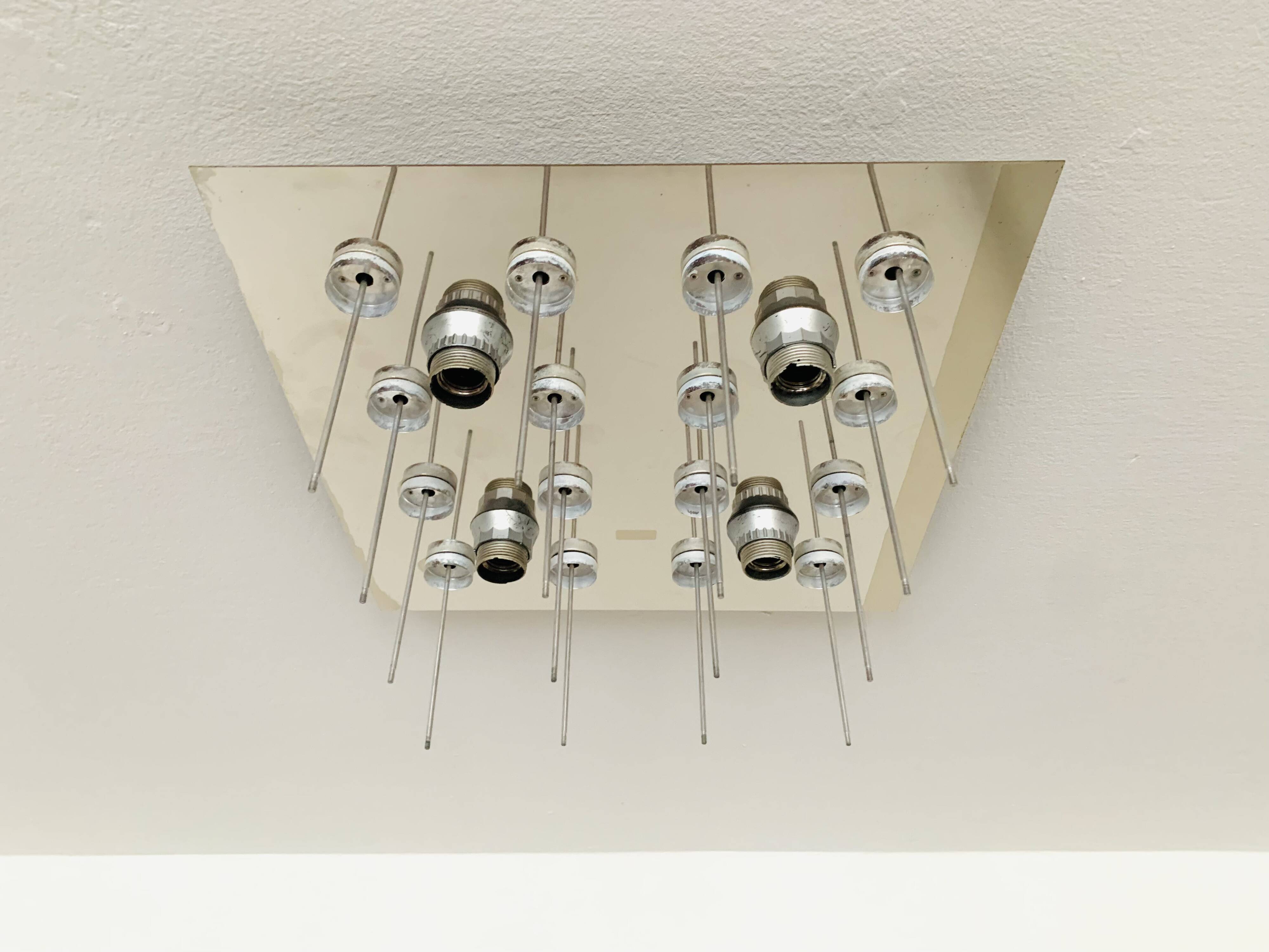 Ice Glass Flush Light by Glashütte Limburg