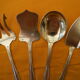 Set of 4 cutlery with silver metal cutlery SAINT MEDARD.
