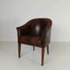 Chaise de bureau en cuir de mouton