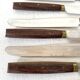 Vintage stainless steel and wood knives