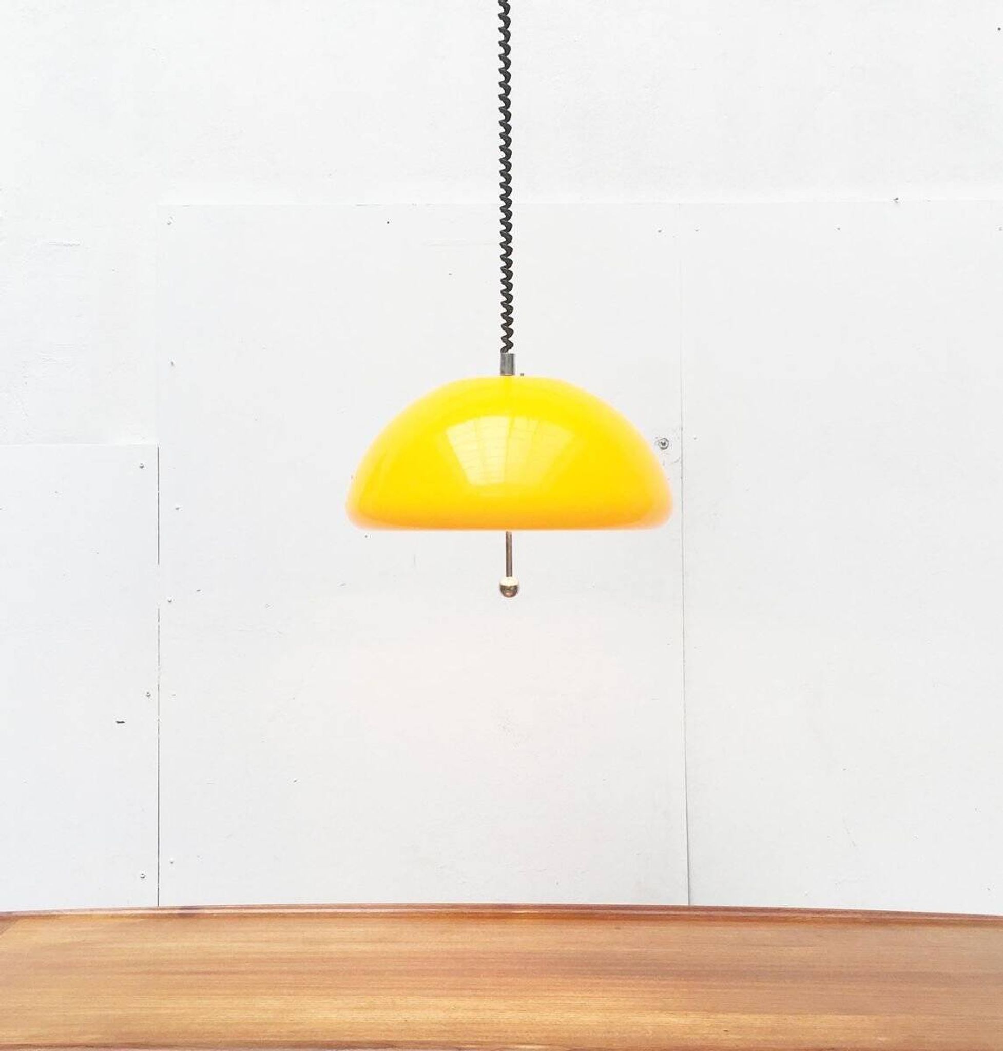 Lampe suspendue Space Age Cabras par Luigi Massoni pour Guzzini