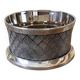 Silver metal bottle coaster