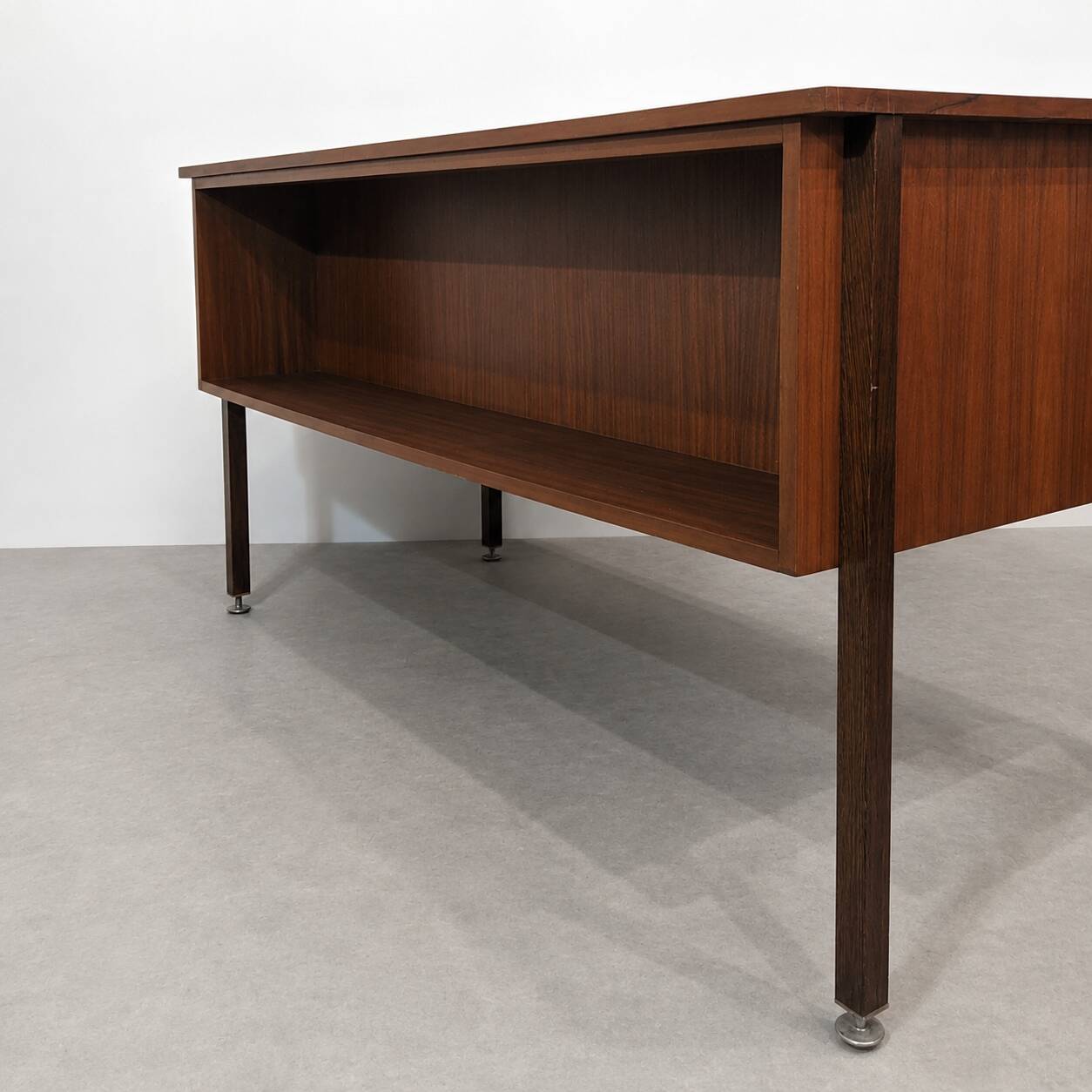 Vintage double-sided desk Combineurop, Belgium 1960s