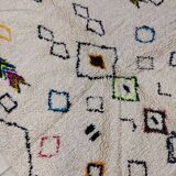 Handmade moroccan berber rug 250 x 153 cm