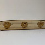 Smoked plastic coat rack