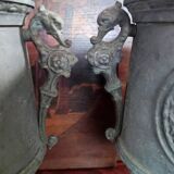 Decorative metal vase