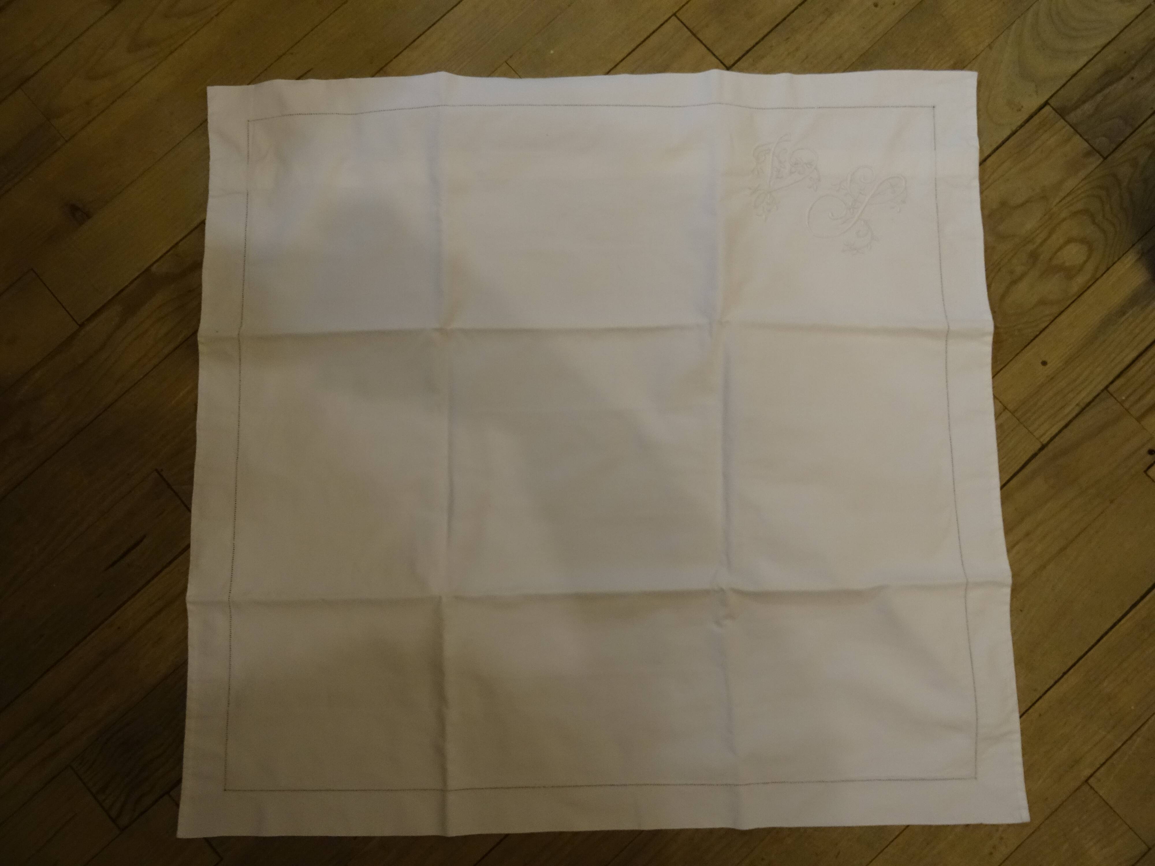 Nice pair of pillowcases monogrammed VS
