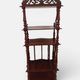 Partition and music cabinet Napoleon III in red wood – Late 19th century