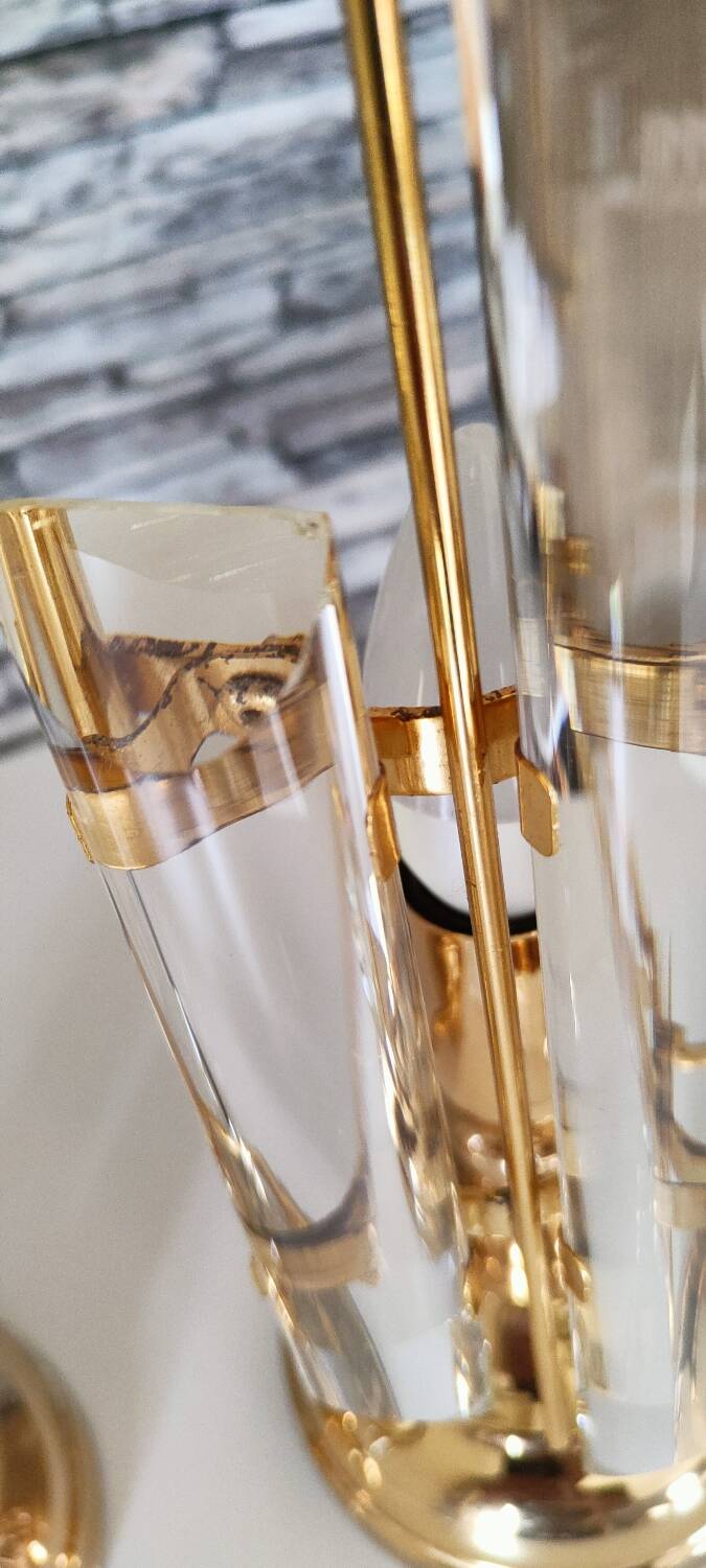 Paire de lampe venini made in italy 1990