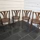 4 bentwood bistro chairs