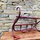 Antique curved wooden wall coat rack