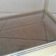 Golden rectangular coffee table year 70
