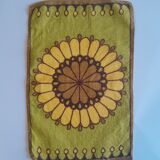 Set of 4 vintage 70s cotton napkins