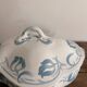 Antique Tircis Soup Tureen Sarreguemines Utzschneider & Cie Art Nouveau Earthenware