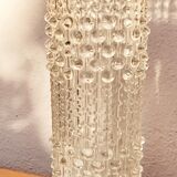 Brutalist crystal vase 1970