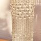Brutalist crystal vase 1970