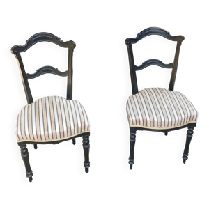 Lot de 2 chaises napoléon - iii