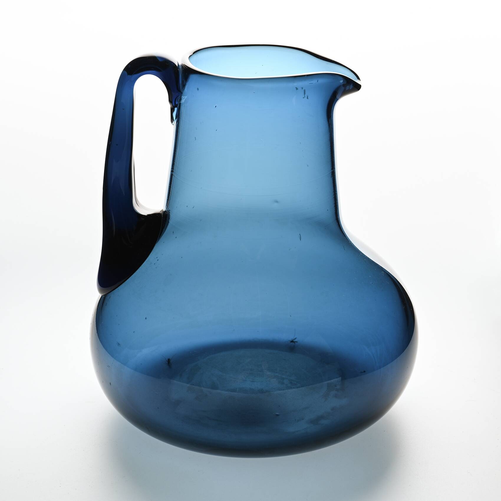 Blue carafe by Claude Morin, circa 1975