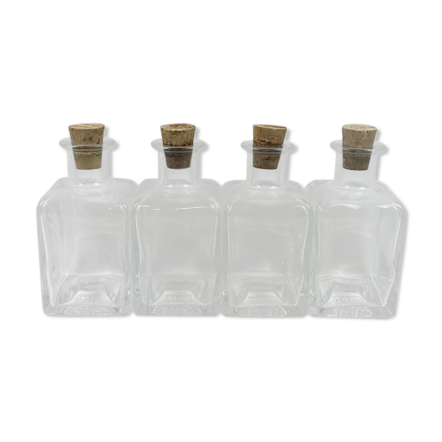 Series of 4 kefla vials in 200ml glass